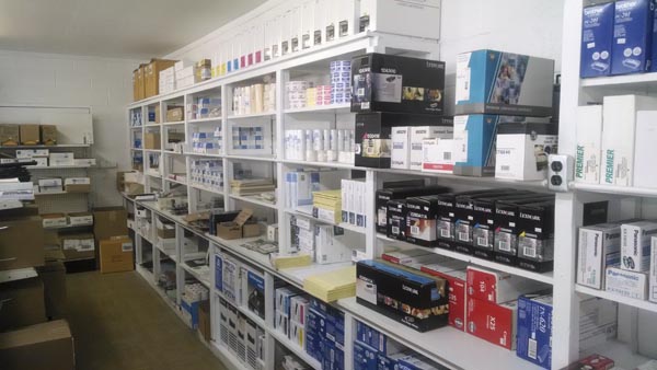 Store aisles full of supplies
